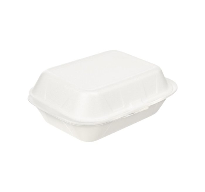 Burger ambalaža 185x150x75 mm XPS bijela 100 kom