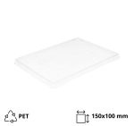 Poklopac PP za papirnatu posudu 750 ml 150×100 mm proziran 50 kom