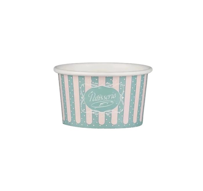 Papirnata skodelica 120 ml (4oz) ICE CREAM design d=7,7cm, h=4,8cm 50 kom