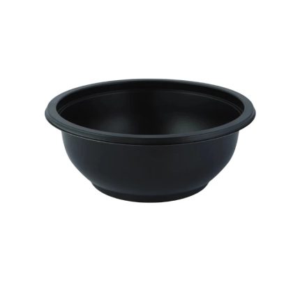 Posuda PP 500 ml d=145 mm h=60 mm crna, bez poklopca [100 kom/pak]