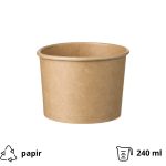 Papirnata skodelica 240 ml kraft 50 kom