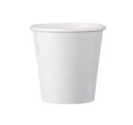 Čaša papirnata 100 (120) ml d=62 mm 1-slojna bijela SUP, 50 kom