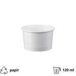 Papirnata skodelica 120 ml bijela  50 kom