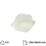 Posuda s poklopcem PET 130x140x55 mm prozirna [600 kom/pak]