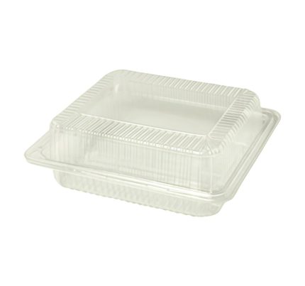 Posuda s poklopcem PET 230x200x70 mm prozirna [300 kom/pak]