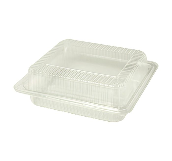 Posuda s poklopcem PET 230x200x70 mm prozirna [300 kom/pak]