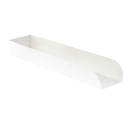 Ladica hot dog 180х40х200 mm bijela 50 kom