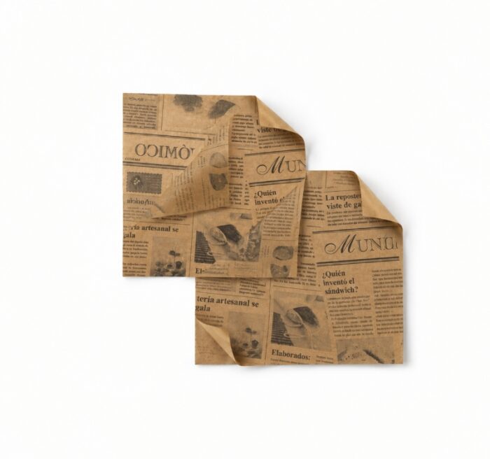 Vrećica za hamburgere 170×170 mm kraft novine 1000 kom