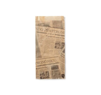 Vrećica za hot dog 120x20x260 mm kraft novine 1000 kom