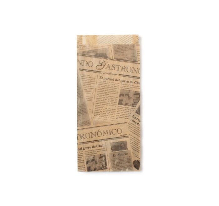 Vrećica za hot dog 120x20x260 mm kraft novine 1000 kom