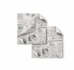 Vrećica za hamburgere 170×170 mm bijele novine 1000 kom