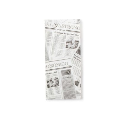 Vrećica za hot dog 120x20x260 mm bijele novine 1000 kom