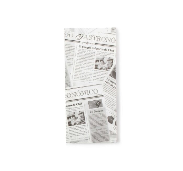 Vrećica za hot dog 120x20x260 mm bijele novine 1000 kom