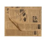 Papir za zamatanje hamburgera 290×300 mm kraft novine 500 kom