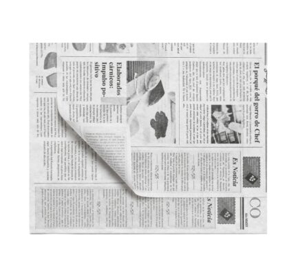 “Papir za zamatanje hamburgera 290×300 mm bijele novine 500 kom