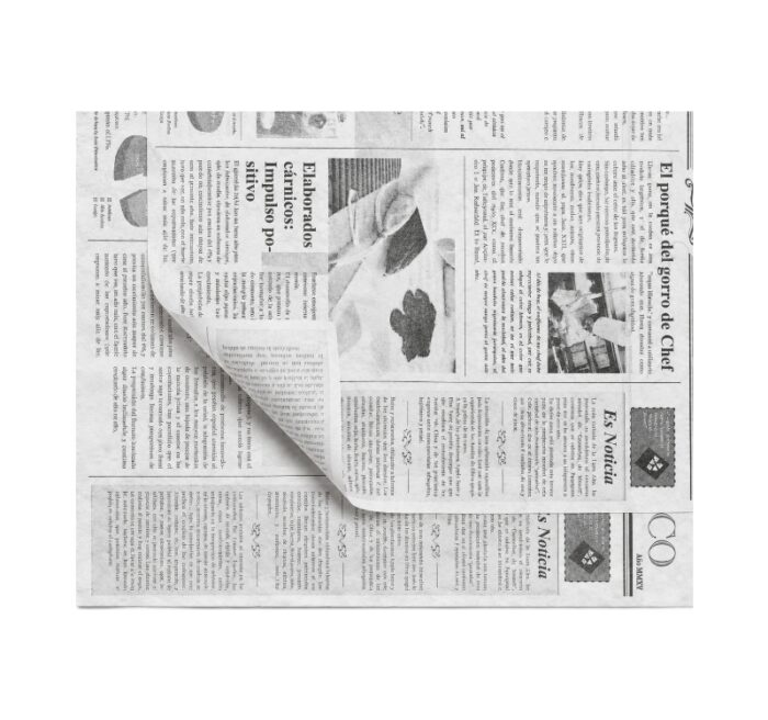 “Papir za zamatanje hamburgera 290×300 mm bijele novine 500 kom