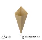 Vrećica za pomfrit 100 gr kraft 100 kom