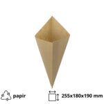 Vrećica za pomfrit 100 gr kraft 100 kom