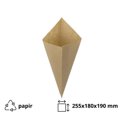 Vrećica za pomfrit 100 gr kraft 100 kom