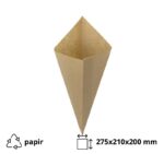 Vrećica za pomfrit 250 gr kraft 100 kom