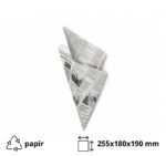 Vrećica za pomfrit 100 gr bijele novine 100 kom