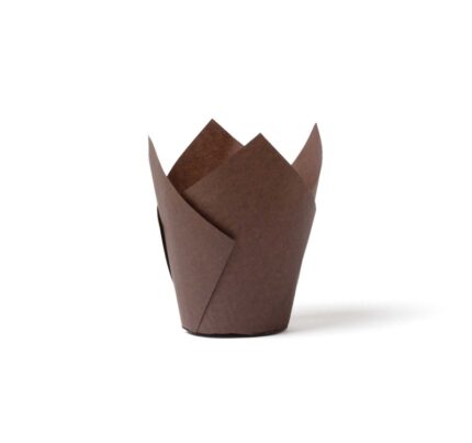 Papirnate košarice za muffine TULIP 150×150 smeđa