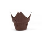 Papirnate košarice za muffine TULIP STEP 160×160 smeđa
