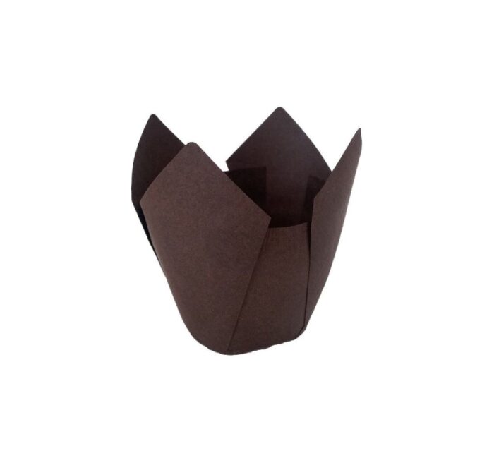Papirnate košarice za muffine TULIP 150×150 smeđa