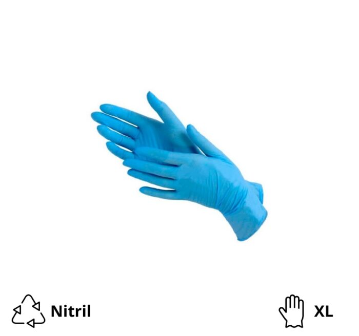 Nitrilne rukavice 100 kom/paket plava XL