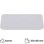 Poklopac za alu posudu 3180 ml 322x255 mm 100 kom