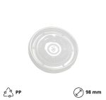 Poklopac PP za papirnatu posudu 500 ml d=98 mm [10 kom/pak]
