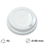 Poklopac s rupom PS d=90 mm, bijeli 100 kom