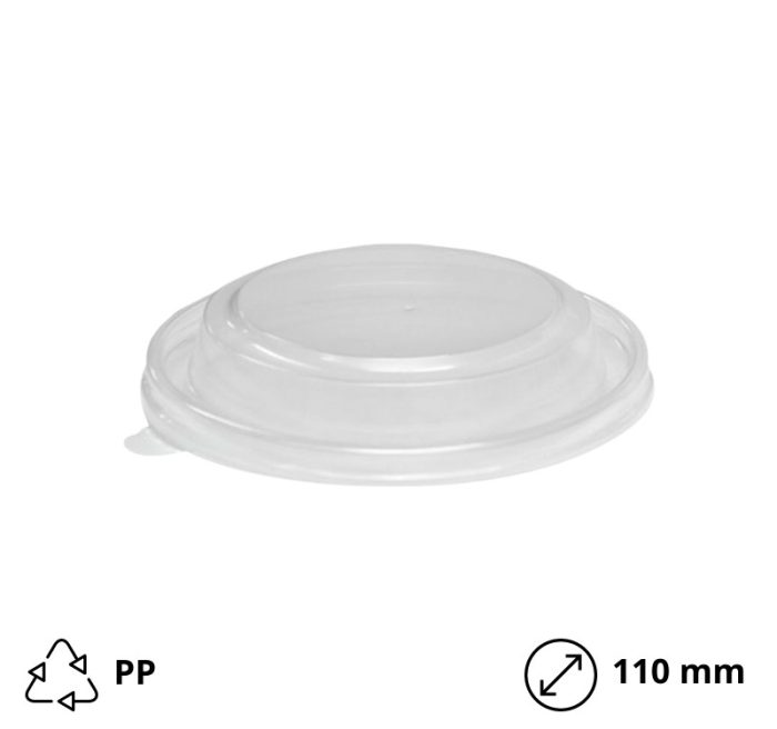 Poklopac PP za papirnatu posudu Tambien 380/520 ml d=110 mm [50 kom/pak]