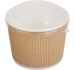 Poklopac PP za papirnatu posudu Tambien 380/520 ml d=110 mm [50 kom/pak]