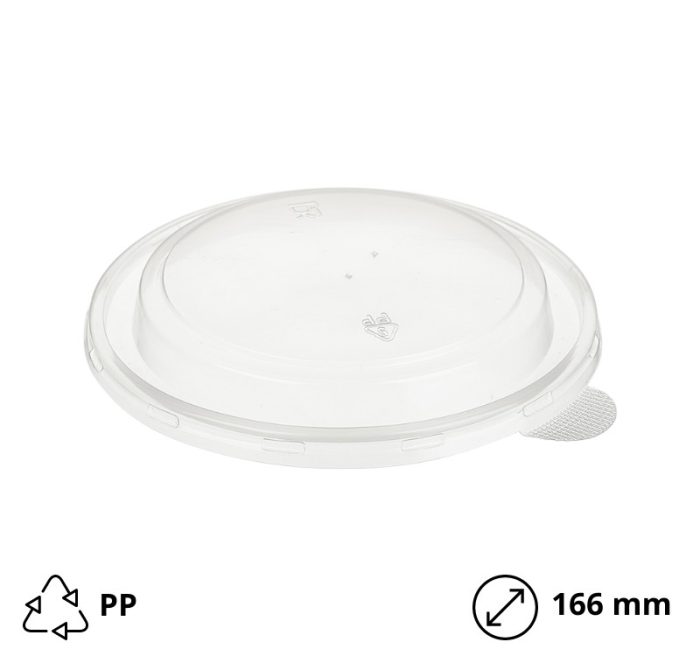 Poklopac PP za posudu papirnatu Tambien 1090 ml d=166 mm [100 kom/pak]