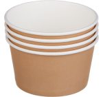 Papirnata posuda Tambien ECO 380 ml d=110 mm h=60 mm kraft, bez poklopca 50 kom