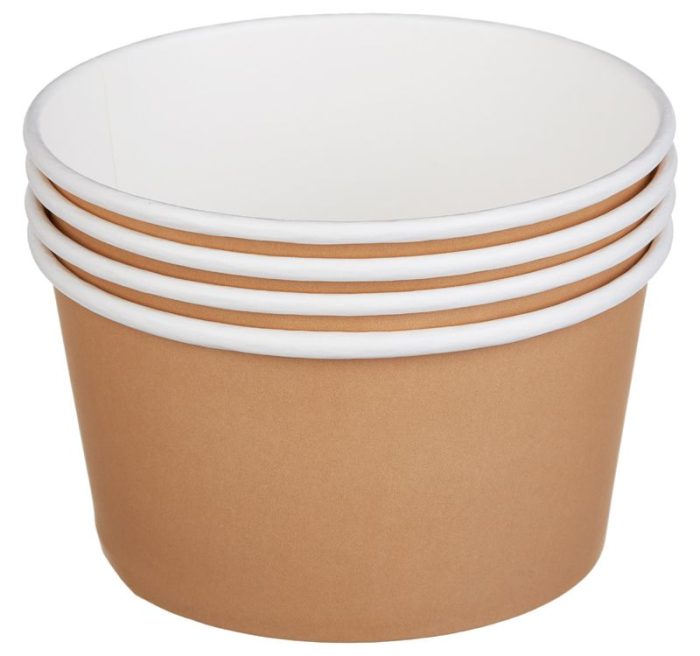 Papirnata posuda Tambien ECO 720 ml d=135 mm h=68mm kraft, bez poklopca 50 kom