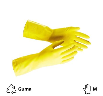 Gumene rukavice s pamukom M