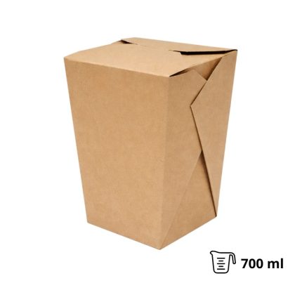 Papirnata posuda za WOK 700 ml kraft [50 kom/pak]