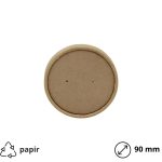 Poklopac papirnati Tambien ECO d=90 mm kraft [25 kom/pak]