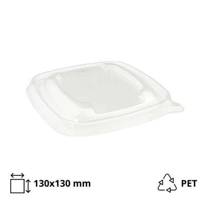Poklopac PET Sabert 130×130 mm [50 kom/pak]