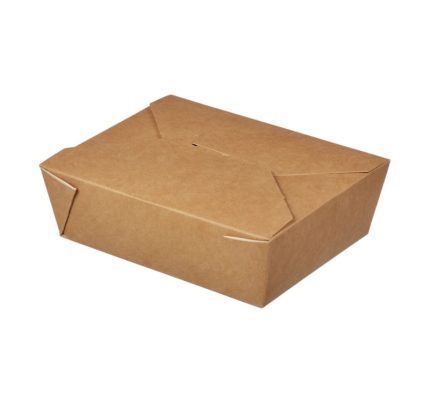 Papirnata posuda Fold Box 950 ml 170x135x50 mm, kraft [15 kom/pak]