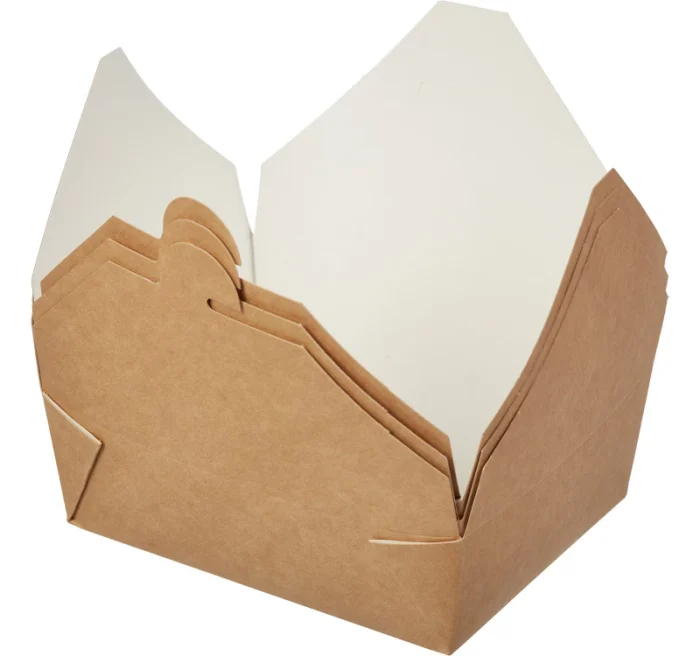 Papirnata posuda Fold Box 950 ml 170x135x50 mm, kraft [15 kom/pak]