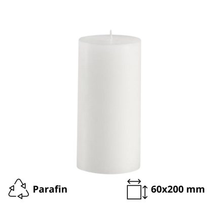 Svijeća 60×200 mm bijeli