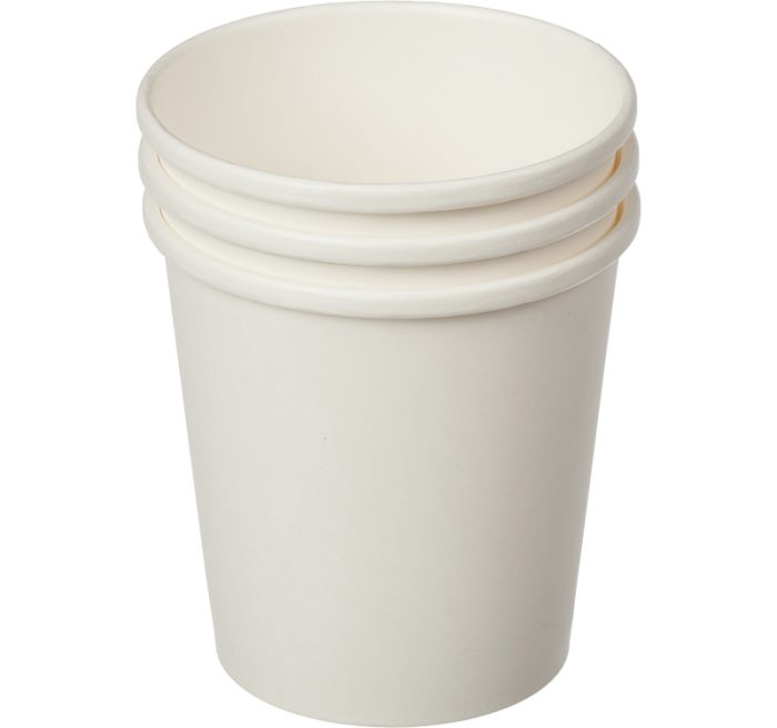 Papirnata posuda 440 ml d=98 mm h=99 mm bijela, bez poklopca 40 kom