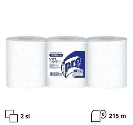 Toaletni papir 2 sl PROtissue Premium 215 m bijeli