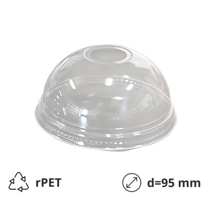 Poklopac z rupom rPET d=95 mm 100 kom