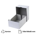 Papirnata posuda 150x100x85 mm biejla [6 kom/pak]