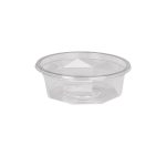 Posuda PET 200 ml d=116 mm h=38 mm prozirna, bez poklopca [100 kom/pak]