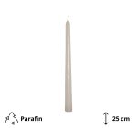 Konusna svijeća bijela h=25 cm